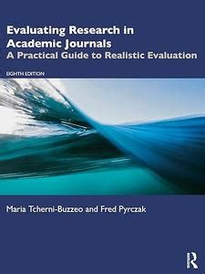 Evaluating Research in Academic Journals: A Practical Guide to.